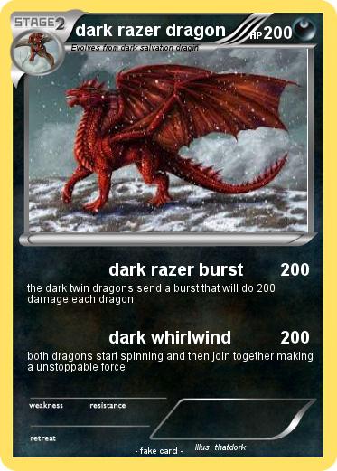 Pokemon dark razer dragon