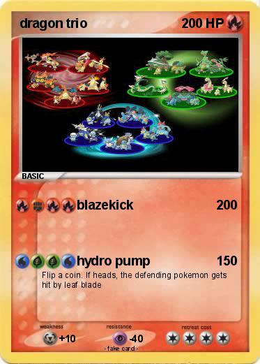 Pokemon dragon trio