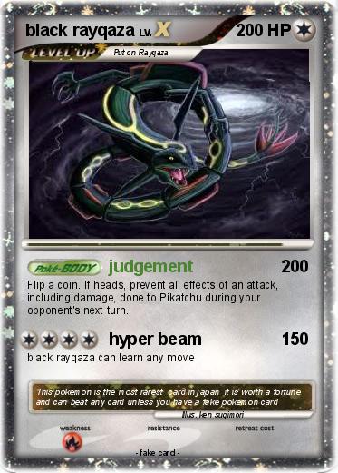 Pokemon black rayqaza