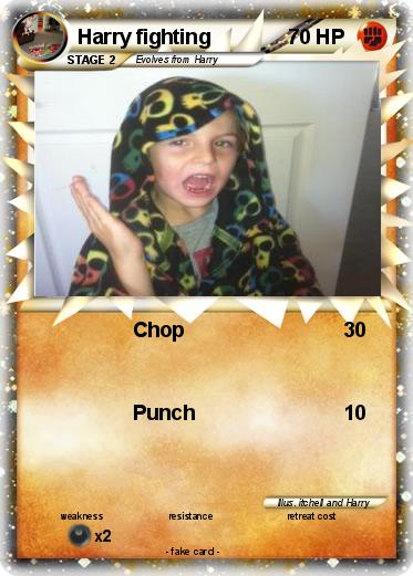 Pokemon Harry fighting