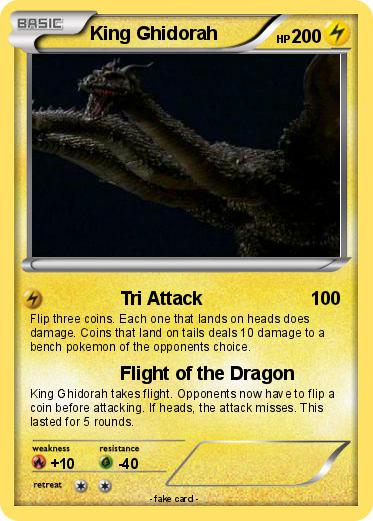 Pokemon King Ghidorah