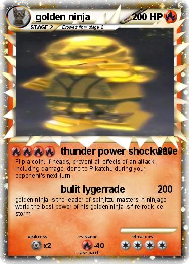 Pokemon golden ninja