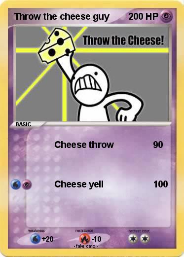 Pokemon Throw the cheese guy