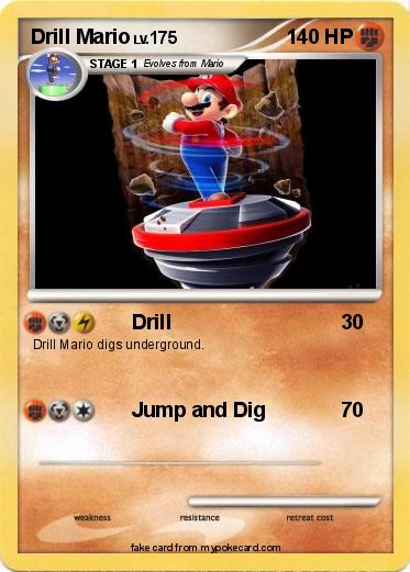 Pokemon Drill Mario