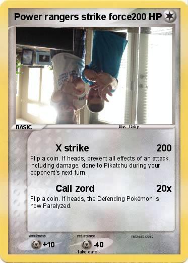 Pokemon Power rangers strike force
