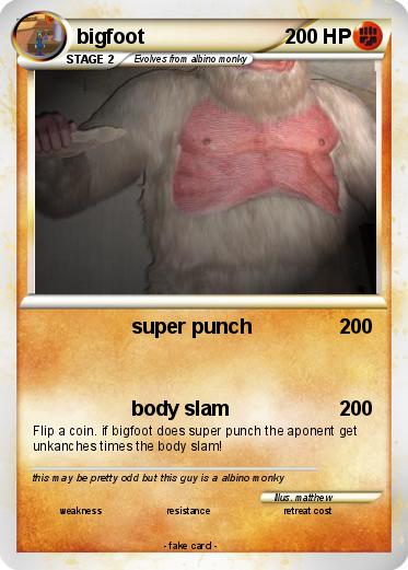 Pokemon bigfoot