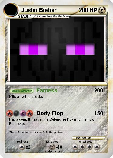 Pokemon Justin Bieber