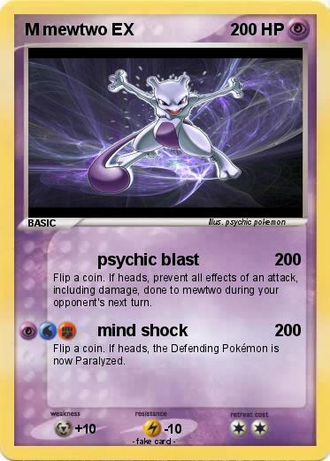 Pokemon M mewtwo EX
