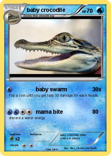 Pokemon baby crocodile