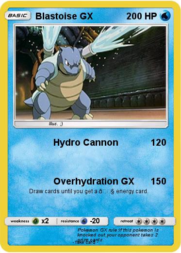 Pokemon Blastoise GX