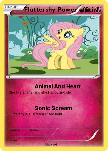 Pokemon Fluttershy Power official