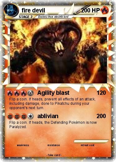 Pokemon fire devil