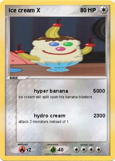 Pokemon ice cream X