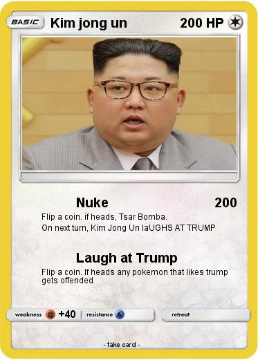 Pokemon Kim jong un