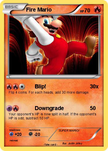 Pokemon Fire Mario