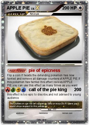Pokemon APPLE PIE
