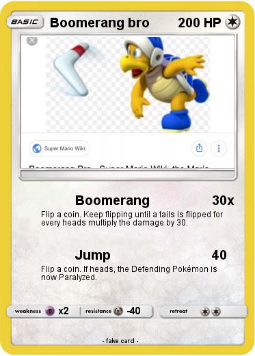 Pokemon Boomerang bro
