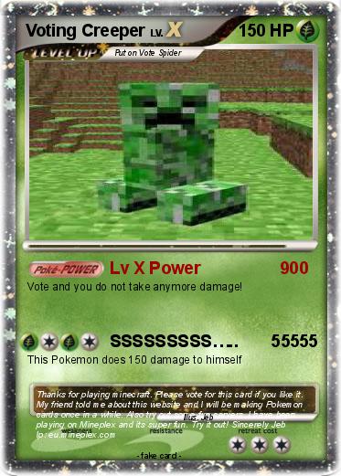 Pokemon Voting Creeper