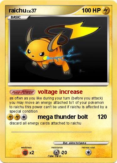 Pokemon raichu
