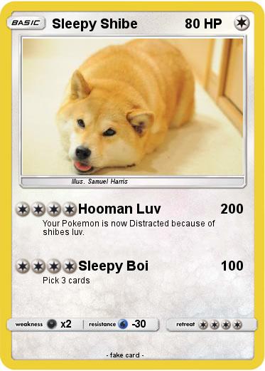 Pokemon Sleepy Shibe