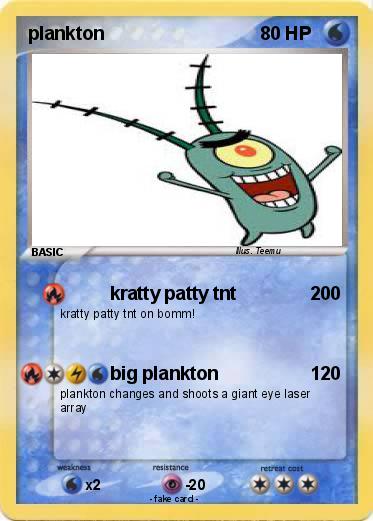 Pokemon plankton