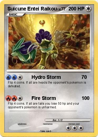 Pokemon Suicune Entei Raikou