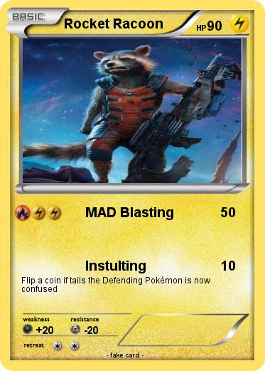 Pokemon Rocket Racoon