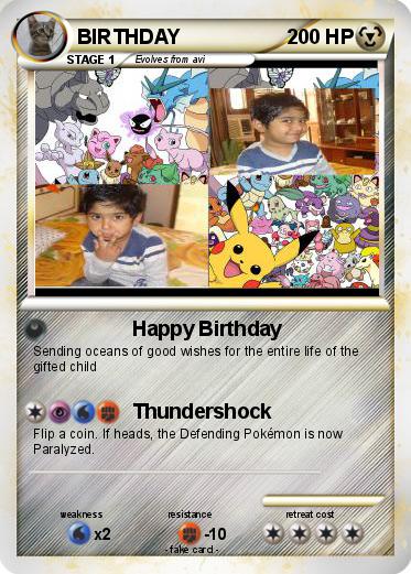 Pokemon BIRTHDAY