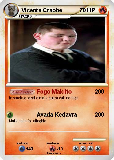 Pokemon Vicente Crabbe
