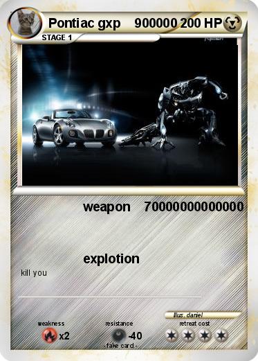 Pokemon Pontiac gxp    900000