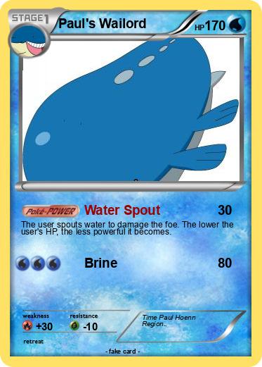 Pokemon Paul's Wailord