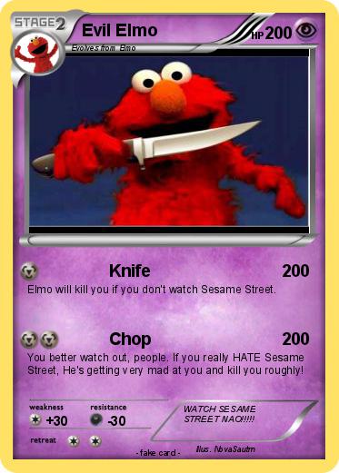 Pokemon Evil Elmo