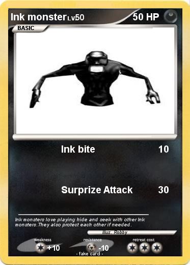 Pokemon Ink monster
