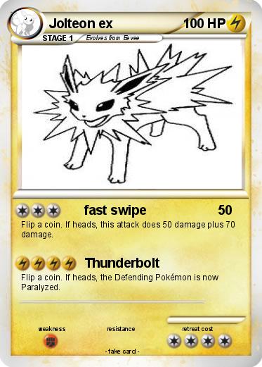 Pokemon Jolteon ex