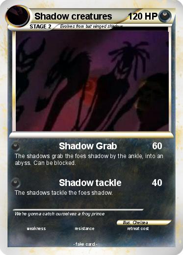 Pokemon Shadow creatures