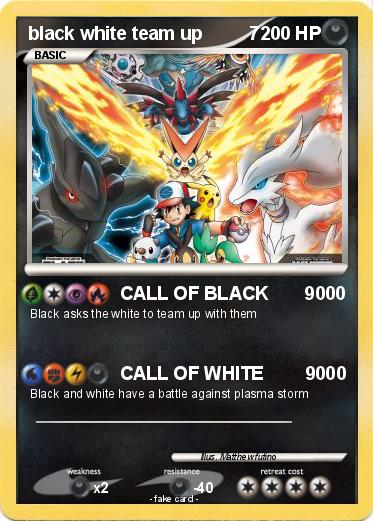 Pokemon black white team up         7