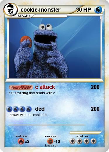 Pokemon cookie-monster