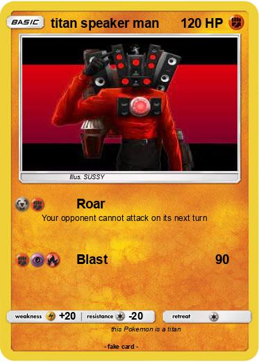 Pokemon titan speaker man