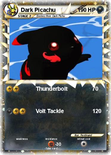 Pokemon Dark Picachu