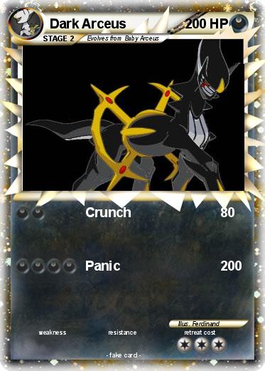 Pokemon Dark Arceus
