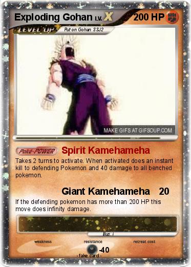 Pokemon Exploding Gohan Pokemon Exploding Gohan