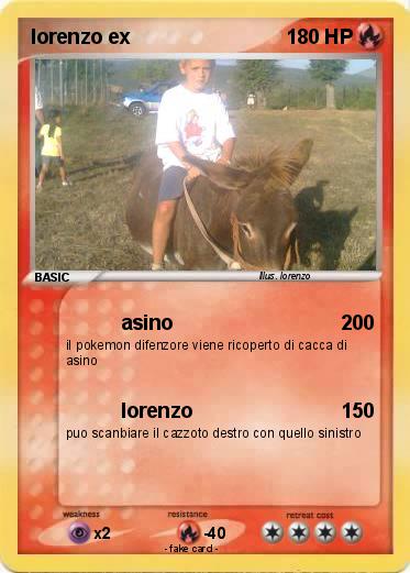 Pokemon lorenzo ex