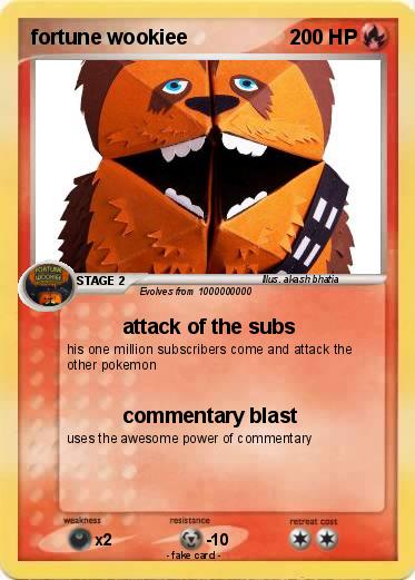 Pokemon fortune wookiee