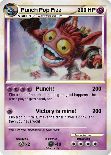 Pokemon Punch Pop Fizz