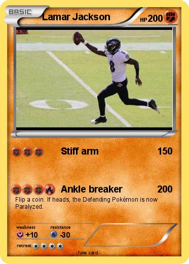 Pokemon Lamar Jackson