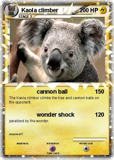 Pokemon Kaola climber