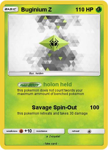 Pokemon Buginium Z