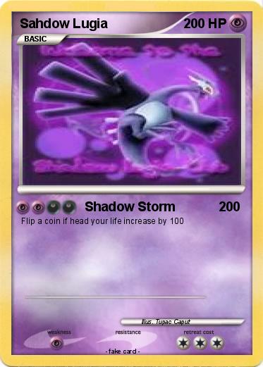 Pokemon Sahdow Lugia