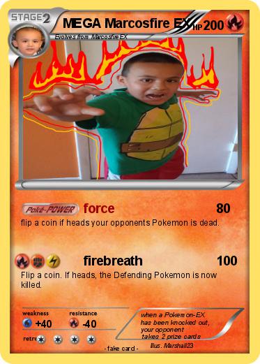Pokemon MEGA Marcosfire EX