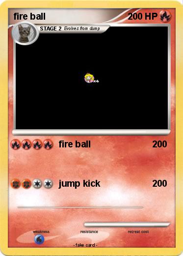 Pokemon fire ball